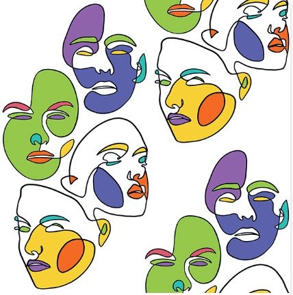 seamless pattern half drop